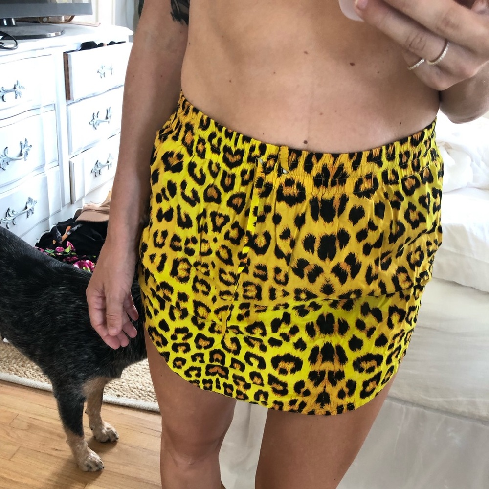 FUN CHEETAH SKIRT - ONE TEASPOON